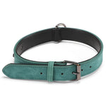 JINMAOHOU Dogs Double-Layer Leather Collar, XS 34x1.7cm, S 39x2.2cm, M 49x2.7cm, L 59x3.2cm