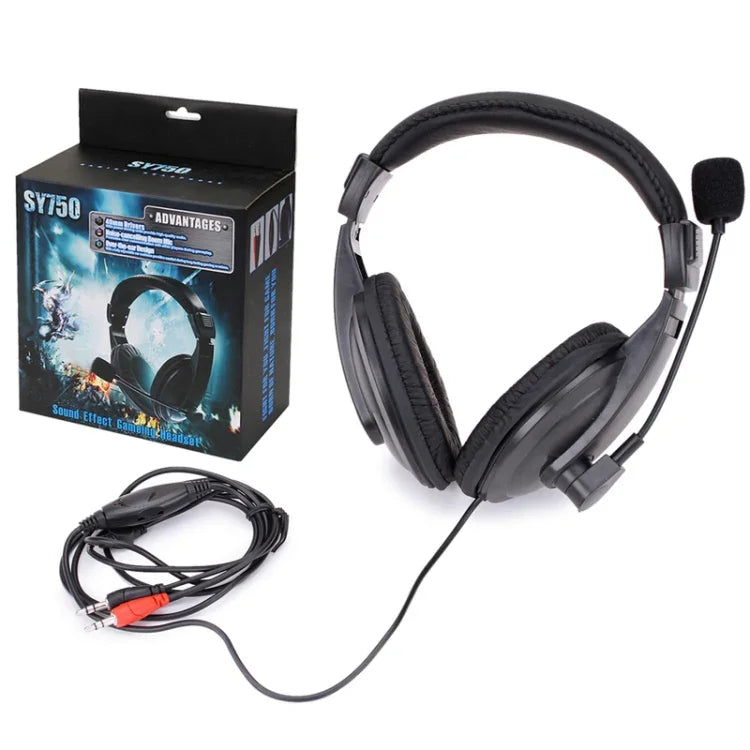 Soyto SY750MV Stereo Gaming Computer Headset, For PS4