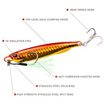 PROBEROS LF103 Simulation Metal Sea Fishing Bait, 60g