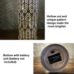 Moroccan Hollow LED Wrought Iron Decorative Lamp, Spec:, Small, Medium, Large