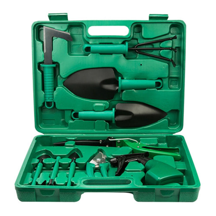 YL025 Potted Gardening Tool Set, 10 PCS / Set (Purple ), 10 PCS / Set (Green), 5 PCS / Set (Purple), 5 PCS / Set (Green)