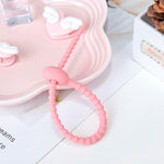 20 PCS Silicone Data Cable Storage Strap Cable Organizer, 21cm Green, 21cm Blue, 21cm Orange, 21cm Pink, 21cm Brown, 21cm Grey, 21cm Yellow, 21cm Red