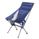 Outdoor Camping Aluminum Alloy Portable Folding Beach Chair, Without Pocket (Blue Gray), With Pocket (Blue Gray), Without Pocket (Dark Gray), With Pocket (Dark Gray)