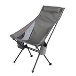 Outdoor Camping Aluminum Alloy Portable Folding Beach Chair, Without Pocket (Blue Gray), With Pocket (Blue Gray), Without Pocket (Dark Gray), With Pocket (Dark Gray)
