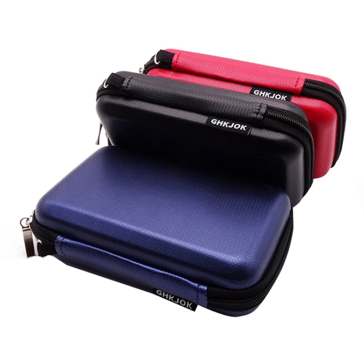CHKJOK GH1805 EVA Mobile Hard Disk Anti-pressure Hard Shell Bag, GH1805 Red, GH1805 Black