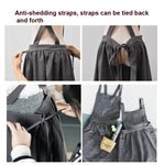 Cotton And Linen Parent-Child Painting Apron Baking Coffee Work Clothes,Size:, Childrens (Gray), Childrens (Oats), Adults (Gray), Adults (oat), Adult ( Pink)