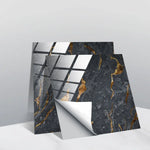 PVC Crystal Covered Film Geometric Pattern Tile Wall Sticker, 20 PCS 10cm