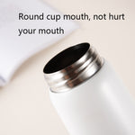 Delicate 304 Stainless Steel Wood Grain Thermos Cup, 400ml, 500ml