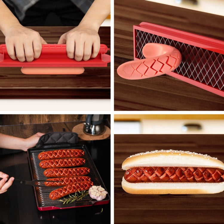 Hot Dog Ham & Egg Cutter Barbecue Cut Texture Tool, Barbecue Cut