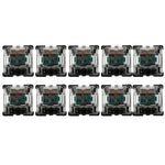10 PCS Gateron G Shaft Black Bottom Transparent Shaft Cover Axis Switch, Style:, G3 Foot (Black Shaft), G3 Foot (Red Shaft), G3 Foot (Tea Shaft), G3 Foot (Blue Shaft), G3 Foot (White Shaft), G3 Foot (Green Shaft), G3 Foot (Yellow Shaft)                ...