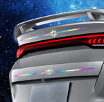 2pcs 60cm Colorful Laser Car Stickers Body Scratches Cover Car Stickers