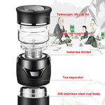 101-500ML Insulation Cup Tea Water Separation Tea Cup,Style:, Stainless Steel  Black, Stainless Steel  Coffee, Stainless Steel  Gray, Black+Gift Box, Coffee+Gift Box, Gray+Gift Box, Glass Black+Gift Box, Glass Coffee+Gift Box, Glass Gray+Gift Box      ...