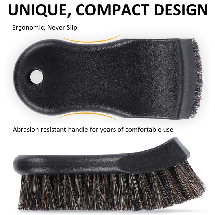 Car Horsehair Interior Leather Brush, Horsehair