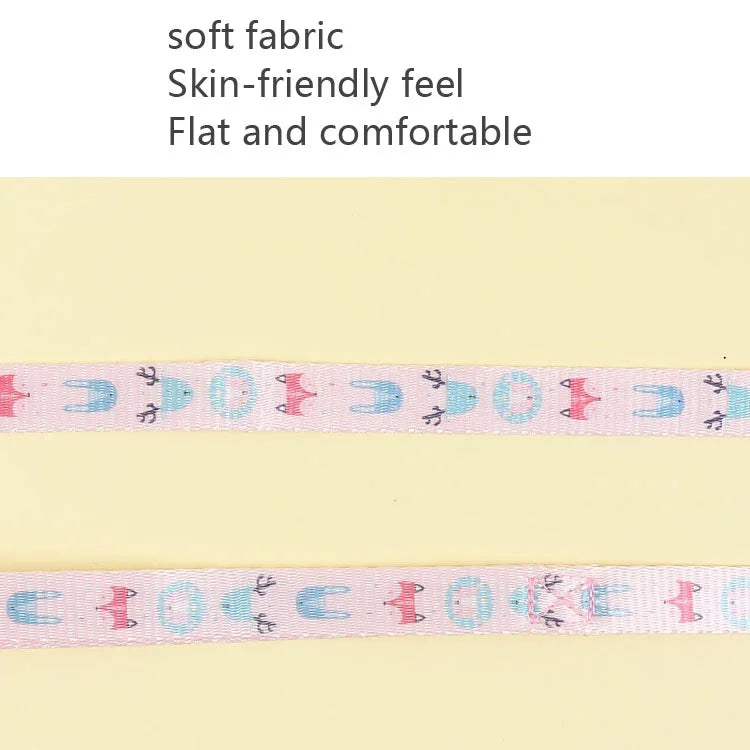 Rabbit Head Type Cat Traction Rope Anti-breakaway Adjustable Cat Leash, Small Suitable for Within 3kg, Large Suitable for 3-6kg