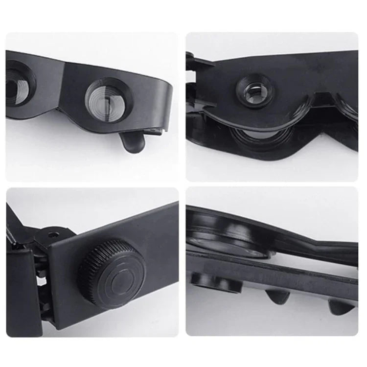Fishing Binoculars HD Outdoor Magnifier Binoculars, 3X Only Telescope, 3X Telescope + Glasses Case