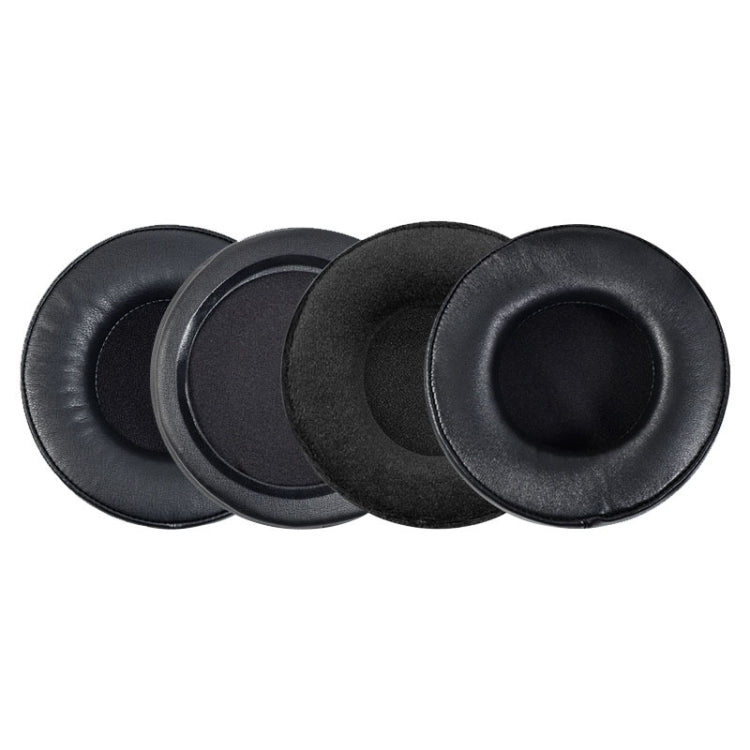 2 PCS  Earmuffs for Audio-Technica AD1000X AD2000X AD900X AD700X,Style:, Black Protein Skin, Black Thickened Protein Skin, Black Flannel, Black Lambskin, Solid Head Beam, Hollow Head Beam