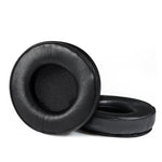 2 PCS  Earmuffs for Audio-Technica AD1000X AD2000X AD900X AD700X,Style:, Black Protein Skin, Black Thickened Protein Skin, Black Flannel, Black Lambskin, Solid Head Beam, Hollow Head Beam