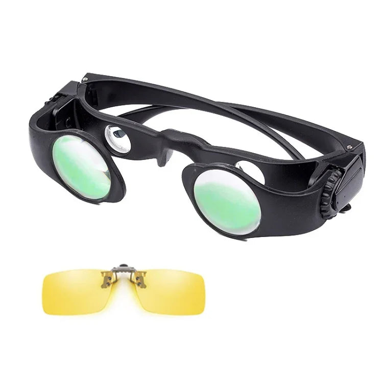 8x Fishing Binoculars Zoomable Telescope Glasses ,Style:, Only Telescope, Telescope+Gray Clip, Telescope+Yellow Clip, Telescope+Red Clip, Telescope+Gray Yellow Clip, Telescope+Gray+Red Clip, Telescope+Yellow+Red Clip, Telescope+Three-color Clip