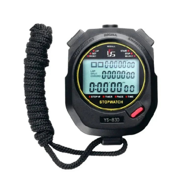 YS Electronic Stopwatch Timer Track And Field Training Running Watch, Style:, YS-810 10 Memories (Black), YS-830 30 Memories (Black), YS-860 60 Memories (Black), YS-8100 100 Memories (Black), YS-810 10 Memories (White), YS-830 30 Memories (White)      ...