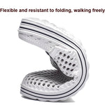 X902 Summer Beach Shoes Non-Slip Flip Llops Couple Slippers Men Hole Shoes, 45