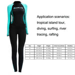 FINDSLINE  Lycra Diving Cloth Female Thin Quick-Dry Waterproof Full Body Sunblock Wetsuit, XS, S, M, L, XL