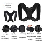 Invisible Breathable Posture Correction Belt Adjustable Back Corrector, Size:, M (Black), S (Gray), L (Gray)