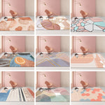 Modern Abstract Geometric Living Room Rug Coffee Table Cushion, 80x200cm, 120x160cm