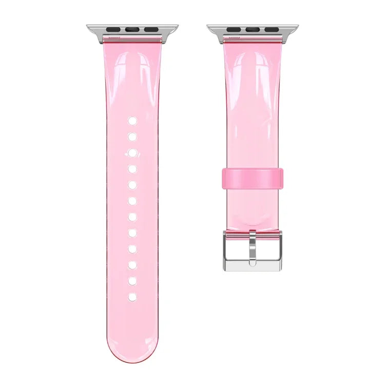 TPU Fuel Injection Watch Band, For Apple Watch Series 42mm/44mm/45mm, For Apple Watch Series 38mm/40mm/41mm