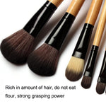 Makeup Brush Set Loose Powder Brush Makeup Tool, 15 PCS / Set Black, 15 PCS / Set Wood Color, 18 PCS / Set Wood Color