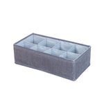 Foldable Drawer Clothes Storage Box, Spec:, 24 Grids (Gray), 24 Grids (Linen), 24 Grids (Red), 24 Grids (Green), 7 Grids (Gray), 7 Grids (Linen), 7 Grids (Red), 7 Grids (Green), 8 Grids (Gray), 8 Grids (Linen), 8 Grids (Red), 8 Grids (Green)