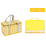 JY2209 Camping Moistureproof Portable Picnic Basket Set, Spec:, Red White, Yellow White, Leaves, Red White+150x100cm, Yellow White+150x100cm, Leaves+150x100cm, Red White+150x200cm, Yellow White+150x200cm, Leaves+150x200cm, Red White+200x200cm          ...