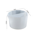 2 PCS DIY Crystal Epoxy Color Separation Cup Silicone Toning Cup, Style:, 2 PCS 2 Grid, 2 PCS 3 Grid, 2 PCS 4 Grid, 2 PCS 5 Grid