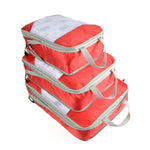 3 PCS/Set Travel Waterproof Compression Clothes Storage Bag, Orange With Net, Nevy With Net, Pink With Net, Red With Net, Green With Net, Gray With Net, Black With Net, Gray Without Net, Black Without Net, Red Without Net, Blue Without Net             ...