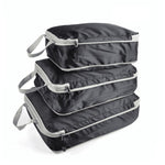 3 PCS/Set Travel Waterproof Compression Clothes Storage Bag, Orange With Net, Nevy With Net, Pink With Net, Red With Net, Green With Net, Gray With Net, Black With Net, Gray Without Net, Black Without Net, Red Without Net, Blue Without Net             ...