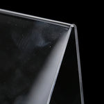 2 PCS Acrylic Display Stand Transparent Book Shelf Photo Frame Holder, 100 x 115 x 145mm