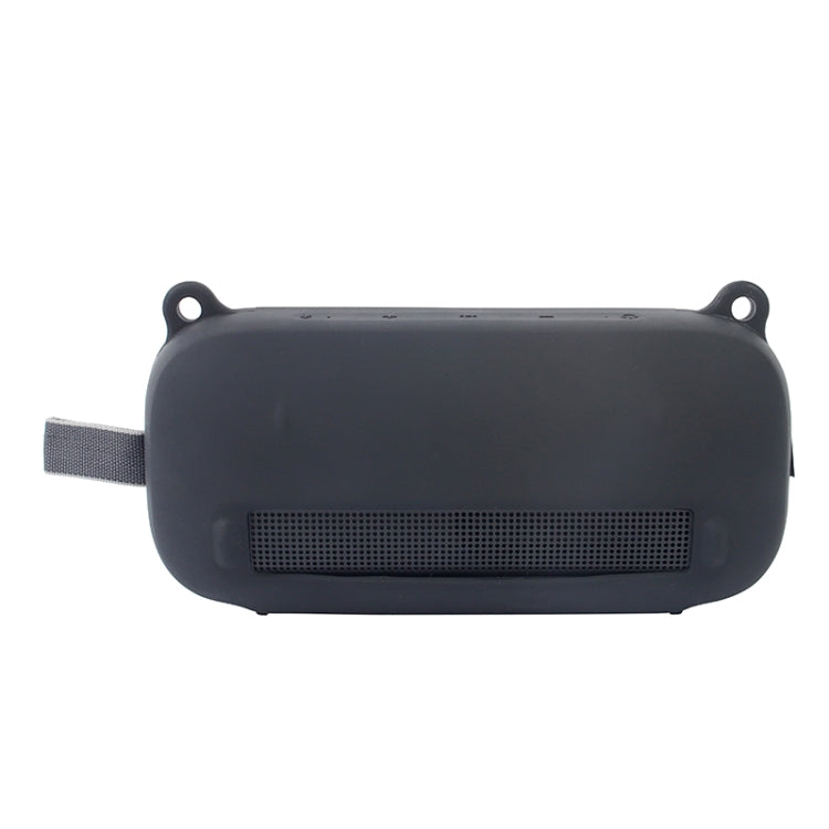 Speaker Silicone Protective Cover For Bose Soundlink Flex, Style 2 Black, Style 2 Silver Gray, Style 2 Dark Blue, Style 2  Stone Blue