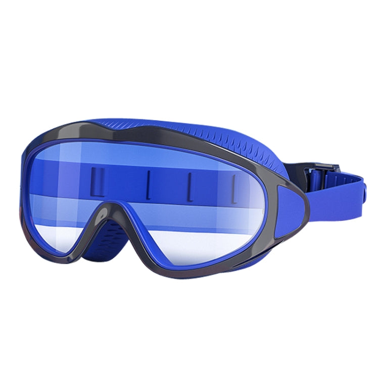 Anti-fog Children Swimming Goggles Comfortable Large Frame Diving Glasses, Macaron, Pumpkin Orange, Milk White, Ice Lake Blue, Pink Blue