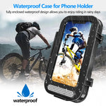 Bicycle Waterproof Bag Motorcycle Transparent Flip Phone Holder, Transparent Flip Bicycle Holder
