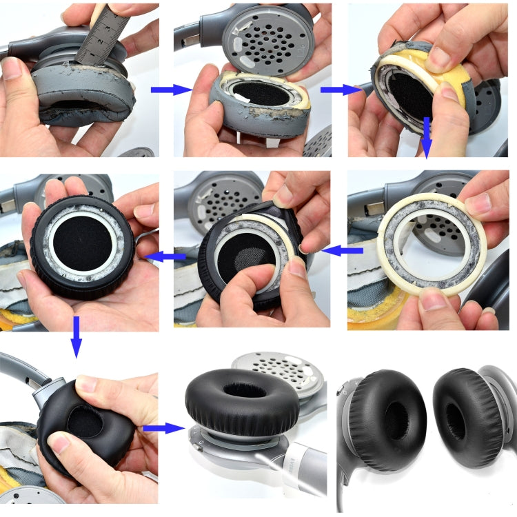 2 PCS Headphone Foam Cover for JBL Everest-310,Style:, Earpads, Headband