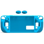 All-Inclusive Silicone Cover With Button Cap For Steam Deck, (Red), (Pink), (Black), (Blue)