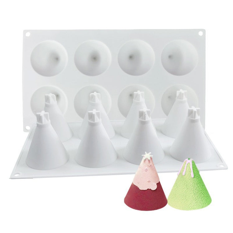 DIY Christmas Candle Aromatherapy Gypsum Silicone Mold, Shape:, Santa, Simple Christmas Tree, Triangular Christmas Tree, Christmas Gift, Single Stereo, Snow House 3, Single Christmas Cylinder, Origami Christmas Tree, 8 Cone Contest Christmas Tree