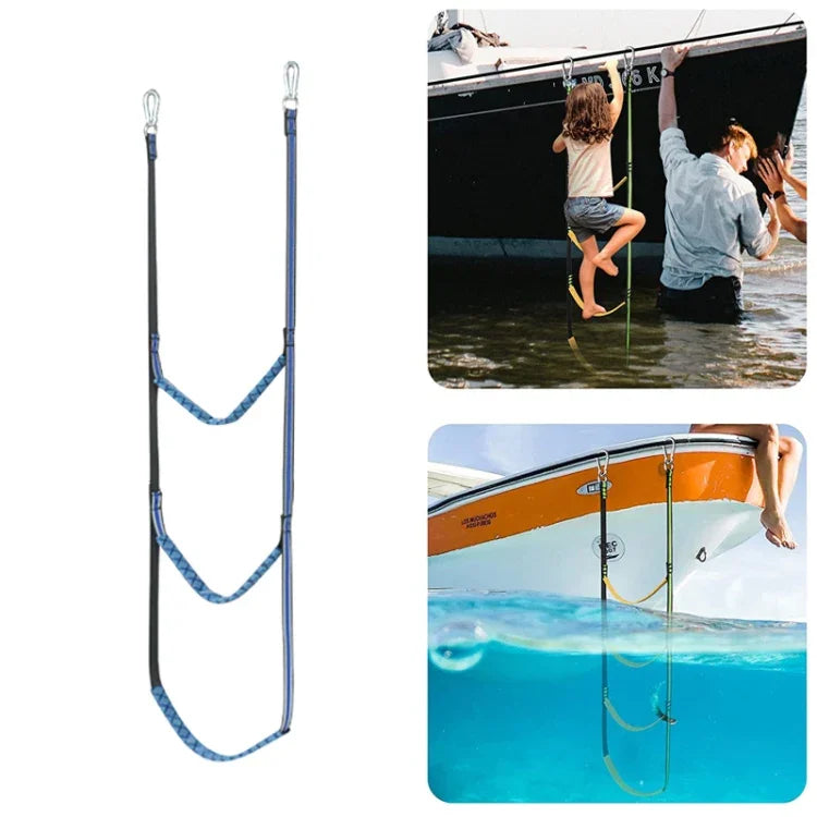 RT-1 Rubber Boat Special Boarding Ladder, Spec:, 3-Ladder (Green), 4-Ladder (Green), 5-Ladder (Green), 3-Ladder (Blue), 4-Ladder (Blue), 5-Ladder (Blue), 3-Ladder (Red), 4-Ladder (Red), 5-Ladder (Red)