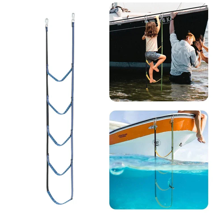 RT-1 Rubber Boat Special Boarding Ladder, Spec:, 3-Ladder (Green), 4-Ladder (Green), 5-Ladder (Green), 3-Ladder (Blue), 4-Ladder (Blue), 5-Ladder (Blue), 3-Ladder (Red), 4-Ladder (Red), 5-Ladder (Red)