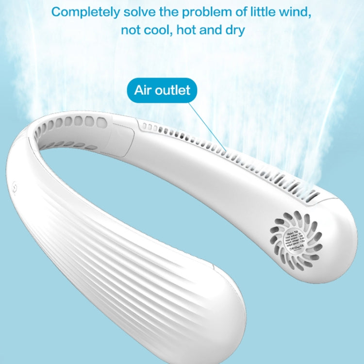Lazy Hanging Neck Fan Bladeless Silent Sports Fan,Model:, T36 Black 3000 mAh, A306 Four -core 4000 mAh White, A306 Four -core 4000 mAh Green