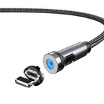 CC56 Dust Plug Rotating Magnetic Wire, Cbale Length: 1m, Style:, 1m Android Head, 1m Type-C / USB-C Head, 1m 8Pin Head, 1m Line+Three Heads, 1m Line, 1m Micro USB, 1m Type-C / USB-C, 1m + 8Pin + Type-C/USB-C + Micro USB
