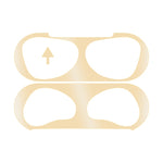 2 PCS Headphone Inner Cover Sticker Dustproof Protective Film For Airpods 3, Black, Gold, Silver, Rose Gold, Red, Green, Blue, Purple