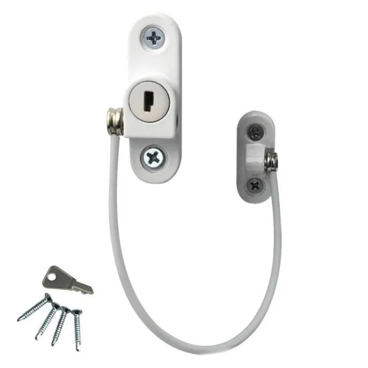 Children High-rise Anti-fall Safety Lock Window Push Limiter, Color:, White, Black, White (Thick), Black (Thick), White (Special Thick), Black (Special Thick), White (Enhanced), Black (Enhanced), White (High Standard), Black (High Standard)