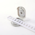 10 PCS Children Household Anti-opening Drawer Door Safety Lock, Long White Gray
