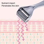 Face Slimming Instrument Roller Metal Barbed Facial Massager, Metal Roller