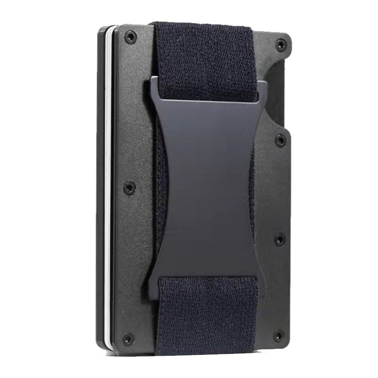 ZDL-05 Tracker Protection Organizer Metal Card Holder For AirTag 2nd Gen / AirTag 1st Gen, Army Green, Black, Grey, Light Blue